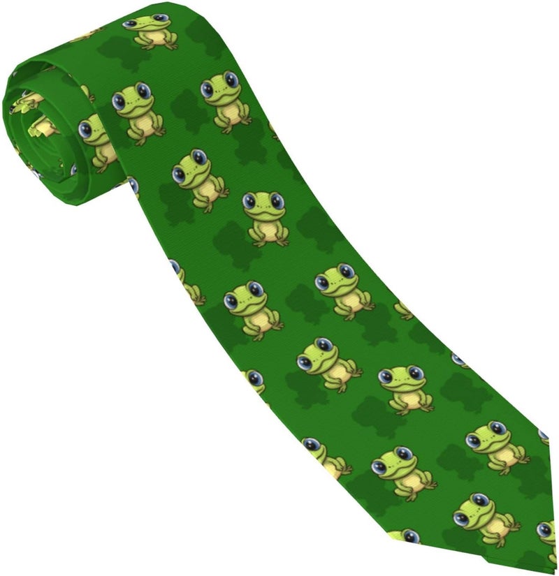 Yilad Tie for Men and Boy Novelty Fun Full Print Men's Necktie Skinny Fashion Narrow Wide - Image 1